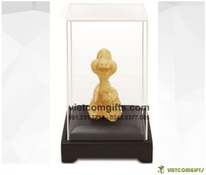 Quà Tặng Biểu Trưng Rắn Mạ Vàng 24K