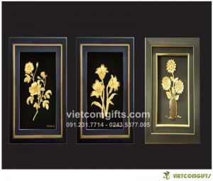 Quà Tặng Tranh Vàng Lá 24K 08