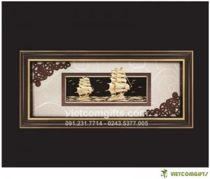 Quà Tặng Tranh Vàng Lá 24K 19