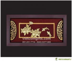 Quà Tặng Tranh Vàng Lá 24K 20
