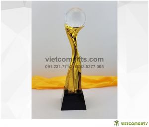Quà Tặng Cúp Gỗ Đồng 06