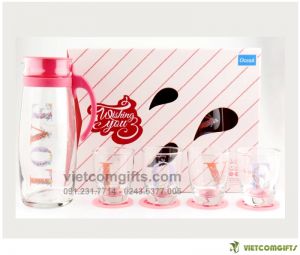 Quà Tặng Bộ Bình Divano Và 4 Cốc Mới (Love)