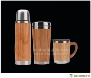 Quà Tặng Bình Giữ Nhiệt Bằng Tre 06